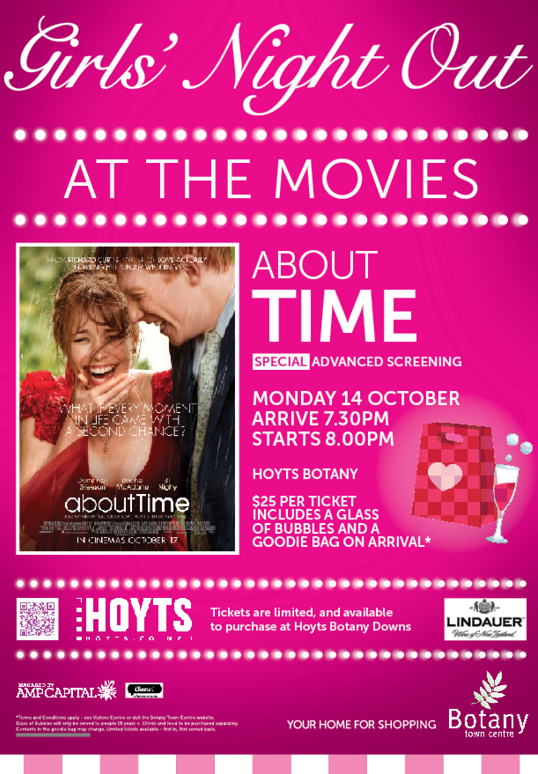 About Time at Hoyts Botany Town Centre